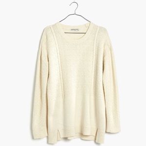Madewell Texture-Play pullover sweater